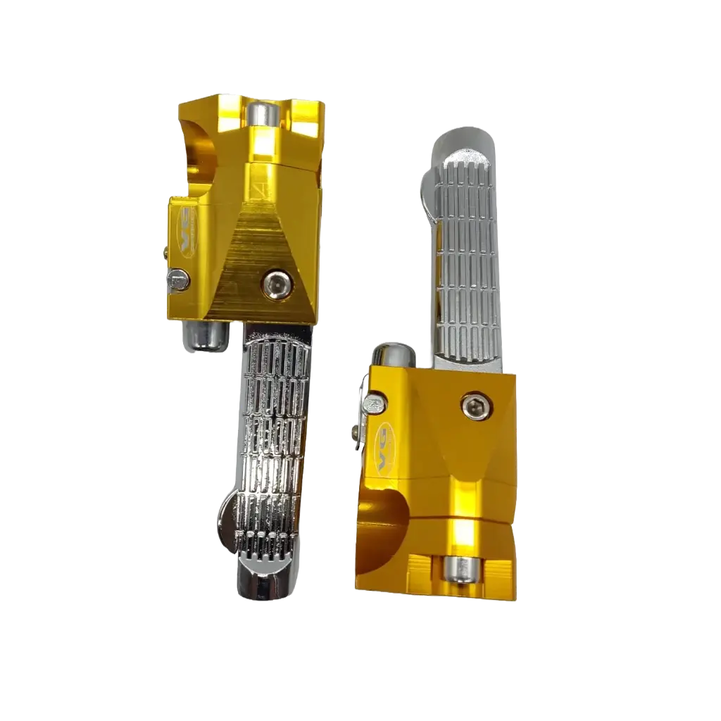 Posapies Traseros Yamaha BWS 125 Aluminio Amarillo