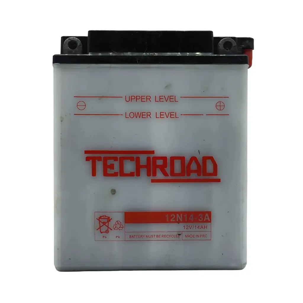 Bateria Tech Road 12N14A-4A-1 Con Electrolito