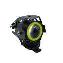 Faro Auxiliar U7 Mini Led Lupa 35mm Con Soporte Blanco