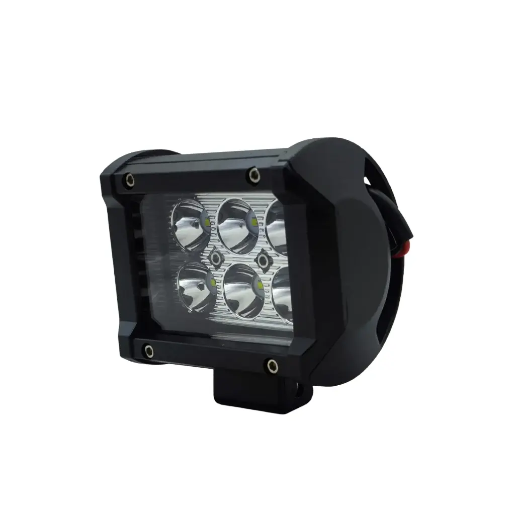 Faro Auxiliar Barra 6 Leds Cuadrada 2000 Lumens