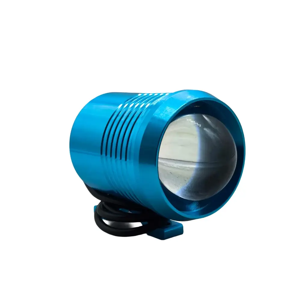 Faro Auxiliar U2 Lupa p/ Manubrio 331 Azul