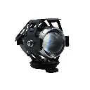 Faro Auxiliar U7 Led Univ Lupa p/ Manubrio Negro