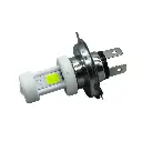 Foco H4 Led Ceramica 3 Caras Punta Halo Azul